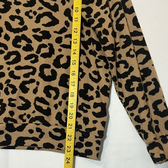 Buffalo David Bitton Women Sweater Leopard Print Soft Viscose Blend Cozy Small - Picture 8 of 10